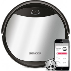Sencor SRV 4250SL Σκούπα Ρομπότ για Σκούπισμα & Σφουγγάρισμα με Wi-Fi Ασημί Sencor SRV 4250SL Σκούπα Ρομπότ για Σκούπισμα & Σφουγγάρισμα με Wi-Fi Ασημί