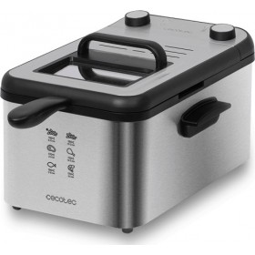 Cecotec Cleanfry Infinity 3000 Full Inox Φριτέζα Λαδιού με Αποσπώμενο Κάδο 3lt Ασημί