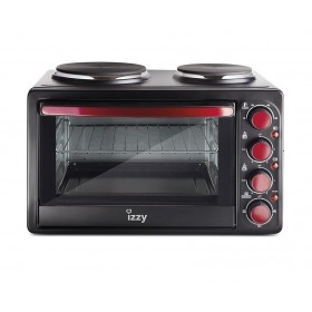 Izzy KH3T Ηλεκτρικό Φουρνάκι 28lt με 2 Εστίες Izzy KH3T Ηλεκτρικό Φουρνάκι 28lt με 2 Εστίες