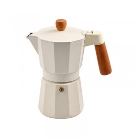 Bergner Natur BG-3551 Μπρίκι Espresso 6cups Λευκό