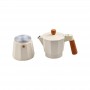 Bergner Natur BG-3551 Μπρίκι Espresso 6cups Λευκό