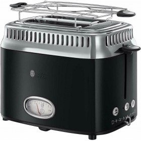 Russell Hobbs Retro Classic 21681-56 Φρυγανιέρα 2 Θέσεων 1200W Μαύρη