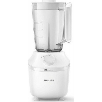 Philips HR2041/00 Μπλέντερ για Smoothies 1.9lt 450W Λευκό