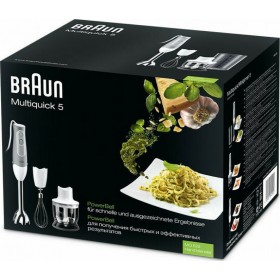 Braun Multiquick 5 MQ 525 Omelette Ραβδομπλέντερ με Ανοξείδωτη Ράβδο 600W Γκρι
