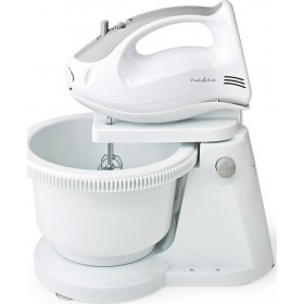 Nedis KAHM110CWT Μίξερ με Πλαστικό Κάδο 2lt Λευκό 200W