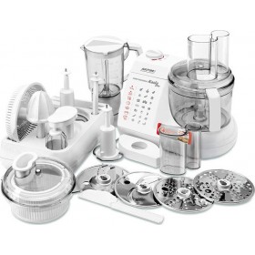 MPM Kasia Plus MRK-11 Πολυμίξερ 800W με Κάδο 1.5lt και Κανάτα Μπλέντερ Λευκό