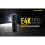 NiteCore Επαναφορτιζόμενος Φακός LED Αδιάβροχος IP68 με Μέγιστη Φωτεινότητα 4400lm E4K
