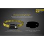 NiteCore Επαναφορτιζόμενος Φακός Κεφαλής LED Αδιάβροχος IPX7 με Μέγιστη Φωτεινότητα 360lm NU20Κωδικός: NU20 Black 