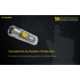 NiteCore Επαναφορτιζόμενος Φακός Μπρελόκ LED UV Αδιάβροχος IP66 με Μέγιστη Φωτεινότητα 300lm Tiki