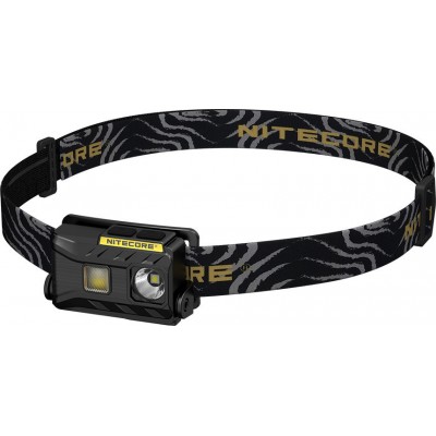 NiteCore Επαναφορτιζόμενος Φακός Κεφαλής LED Αδιάβροχος IP66 με Μέγιστη Φωτεινότητα 360lm NU25Κωδικός: NU25 Black 