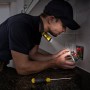 CAT Επαναφορτιζόμενος Φακός Κεφαλής LED Αδιάβροχος IPX4 Διπλής Λειτουργίας με Μέγιστη Φωτεινότητα 300lm CT7105
