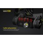 NiteCore Επαναφορτιζόμενος Φακός Κεφαλής LED Αδιάβροχος IPX7 με Μέγιστη Φωτεινότητα 1000lm HC60