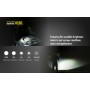 NiteCore Επαναφορτιζόμενος Φακός Κεφαλής LED Αδιάβροχος IPX7 με Μέγιστη Φωτεινότητα 1000lm HC60