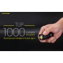 NiteCore Επαναφορτιζόμενος Φακός Μπρελόκ LED με Μέγιστη Φωτεινότητα 100lm TUP Black