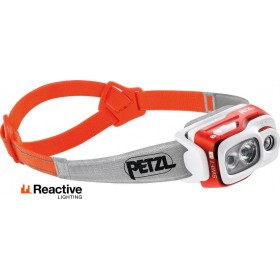 Petzl Επαναφορτιζόμενος Φακός Κεφαλής LED Αδιάβροχος IPX4 με Μέγιστη Φωτεινότητα 900lm Swift RL ΠορτοκαλίΚωδικός: E095BA01 