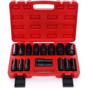 Kraft &amp Dele Σετ Εξαγωνικά Καρυδάκια 1/2" 10 - 32 mm KD-10531 16τμχ