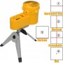 Laser Leveler Γραμμικό Αλφάδι Laser Κόκκινης Δέσμης