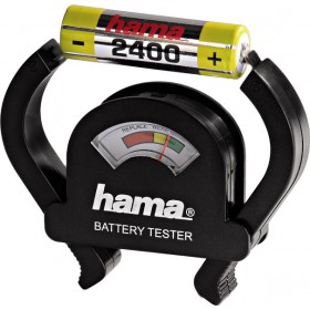 HAMA 87099 Αναλογικό Battery Tester με Πτυσσόμενη Υποδοχή