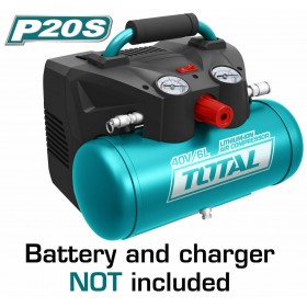 Total Κομπρεσέρ Αέρος με Αεροφυλάκιο 6ltΚωδικός: TACLI2003 