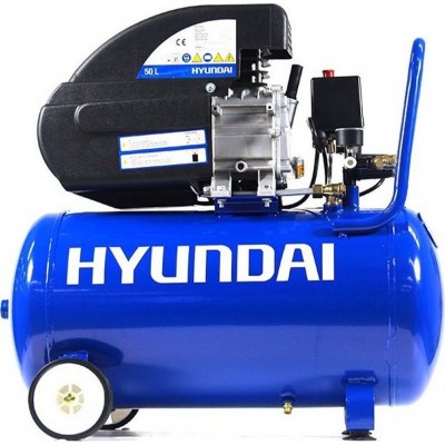 Hyundai Μονοφασικό Κομπρεσέρ Αέρος με Ισχυ 2hp και Αεροφυλάκιο 50ltΚωδικός: 67B03 