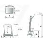 Palbest Quickstep Σκαλοσκαμπό Αλουμινίου 3 Σκαλιών 75cmΚωδικός: Q303 