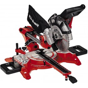 Einhell TC-SM 2131/1 Dual Φαλτσοπρίονο Συρόμενο με Ισχύ 1500W, Οδηγό Laser, Δίσκο Κοπής Διαμέτρου 210mm &amp Ταχύτητα Κοπής 4900