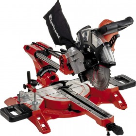 Einhell TC-SM 2534/1 Dual Φαλτσοπρίονο Συρόμενο με Ισχύ 2350W, Οδηγό Laser &amp Δίσκο Κοπής Διαμέτρου 250mm