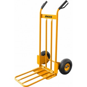 Ingco Καρότσι Μεταφοράς για Φορτίο Βάρους έως 200kg σε Κίτρινο Χρώμα