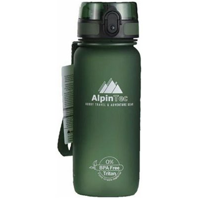 AlpinPro T-750 Πλαστικό Παγούρι 650ml Σκούρο Πράσινο