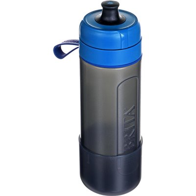 Brita Fill &amp Go Active Πλαστικό Παγούρι με Φίλτρο 600ml Μαύρο