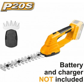 Ingco CSTLI2001 Μπορντουροψάλιδο Μπαταρίας 20V με Μήκος Λάμας 20cm Solo