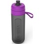 Brita Fill &amp Go Active Πλαστικό Παγούρι με Φίλτρο 600ml Μαύρο Purple