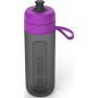 Brita Fill &amp Go Active Πλαστικό Παγούρι με Φίλτρο 600ml Μαύρο Purple