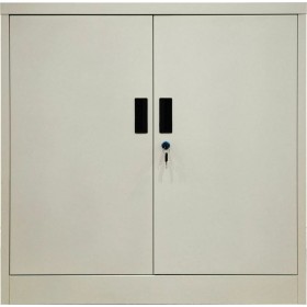 Δίφυλλη Ντουλάπα Μεταλλική με 1 Ράφι 90x40x90εκ.Κωδικός: Ε6000 