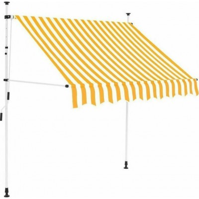 Τέντα Πτυσσόμενη Κίτρινο / Λευκό 2.5x1.2mΚωδικός: HOP1001018-2 