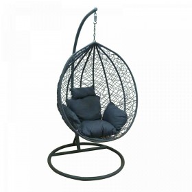 Κούνια Φωλιά με Βάση Nest 34 Μεταλλική Ανθρακί Μ105xΠ119xΥ198cm