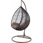 Κούνια Φωλιά με Βάση Nest/10 Rattan Καφέ Μ102xΠ102xΥ200cm