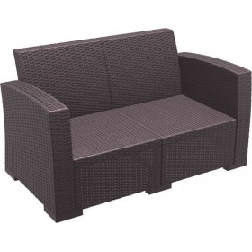 Monaco Διθέσιος Καναπές Εξωτερικού Χώρου Rattan 140x79x79cm Monaco Διθέσιος Καναπές Εξωτερικού Χώρου Rattan 140x79x79cm