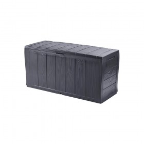 Keter Μπαούλο Αποθήκευσης Εξωτερικού Χώρου Sherwood Πλαστικό 270lt Ανθρακί Μ117xΠ45xΥ57.5εκ.