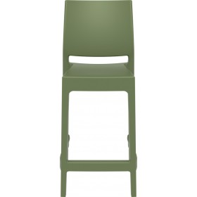 Σκαμπό Μπαρ Εξωτερικού Χώρου απο Πολυπροπυλένιο Maya 65 Olive 50x44x98εκ.Κωδικός: 20.0390 