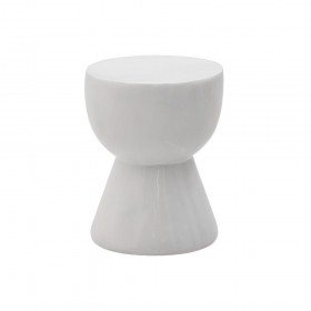 Πλαστικό Σκαμπό Εξωτερικού Χώρου Λευκό 35x35x42εκ.Κωδικός: 3-50-497-0012 