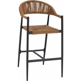 Σκαμπό Μπαρ Εξωτερικού Χώρου από Αλουμίνιο Μπεζ 55x57x106εκ.Κωδικός: HM5788.02 