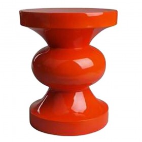 Πλαστικό Σκαμπό Εξωτερικού Χώρου Πορτοκαλί 36x36x43εκ.Κωδικός: 3-50-497-0011 