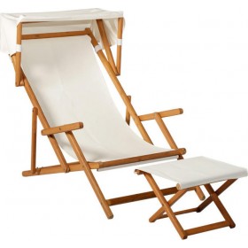 Σεζλόνγκ Ξύλινη με Μπράτσα & Εκρού Ύφασμα 70x126x94cmΚωδικός: 84B-329  Σεζλόνγκ Ξύλινη με Μπράτσα & Εκρού Ύφασμα 70x126x94cmΚωδικός: 84B-329