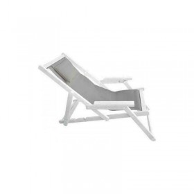 Σεζλόνγκ 5248G Ξύλινη Λευκό Αντικέ / Γκρι 148x60x90cm Σεζλόνγκ 5248G Ξύλινη Λευκό Αντικέ / Γκρι 148x60x90cm