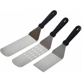 Σπάτουλα Μαγειρικής από Ανοξείδωτο Ατσάλι 3τμχ