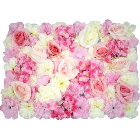 GloboStar Συνθετικό Πάνελ Φυλλωσιάς Τριαντάφυλλο - Ορτανσία - Βιολέτα 60x40cmΚωδικός: 78304  GloboStar Συνθετικό Πάνελ Φυλλωσιάς Τριαντάφυλλο - Ορτανσία - Βιολέτα 60x40cmΚωδικός: 78304