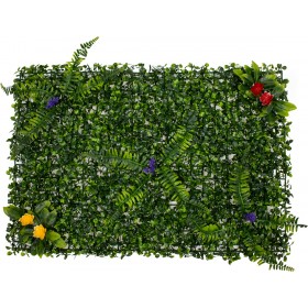 GloboStar Συνθετικό Πάνελ Φυλλωσιάς Πυξάρι - Φτέρη - Περεσκία 60x40cmΚωδικός: 78409  GloboStar Συνθετικό Πάνελ Φυλλωσιάς Πυξάρι - Φτέρη - Περεσκία 60x40cmΚωδικός: 78409