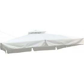 Woodwell Α900,1 Ανταλλακτικό Ύφασμα Ομπρέλας Λευκό 3x3m