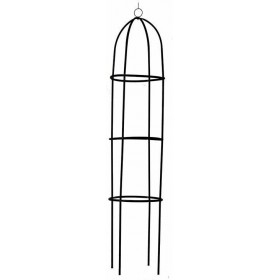 Πέργκολα Κήπου από Μέταλλο σε Μαύρο Χρώμα 180x40cm